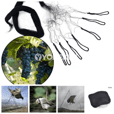 Guşlardan gorag üçin nylon tor, bag we meýdan ekinleri üçin