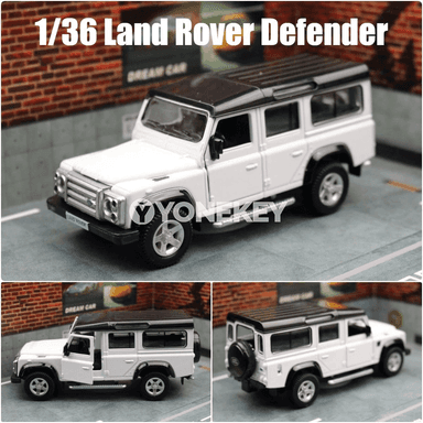 Land Rover Defender 1:36 metal model awtoulag, çekişli kolleksiýa oýnawajy