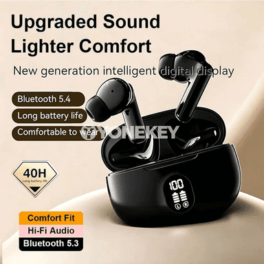 Bluetooth gulaklyklar, HiFi stereo, güýçli bass, suw geçirmeýän, mikrofonly