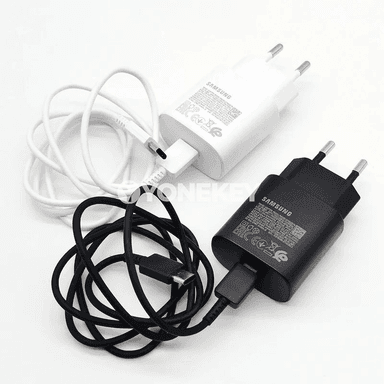 Samsung 25W PD Type-C çalt zarýad beriji adapter we kabel