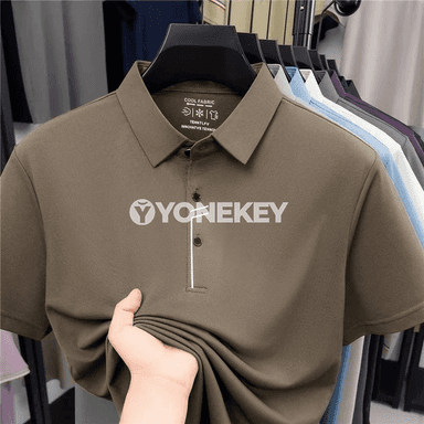 Erkekler üçin ýaz polo köýnek, çalt guradyjy, gyrasy az