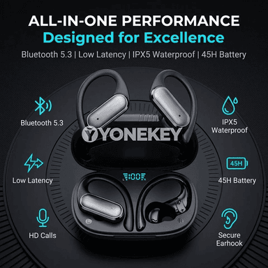 A520 simsiz Bluetooth nauşniklar, HD sesli, mikrofonly