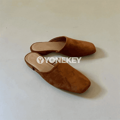 Zenanlar üçin ýazky rahat mules şypbyklary, täze koreý görnüşi