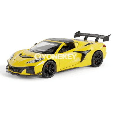 Corvette C8 ZR1X metal model awtoulag, 1:32, sesli we yşykly