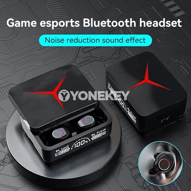 Simsiz Bluetooth sport nauşnigi, sensor dolandyryşly, LED ekranly