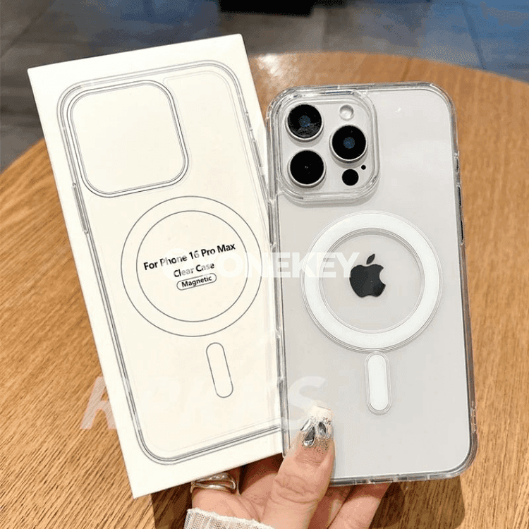 iPhone üçin transparant magnitli güýçlendiriji gap