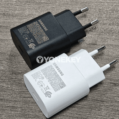Samsung 25W çalt zarýad beriji adapter, Galaxy üçin