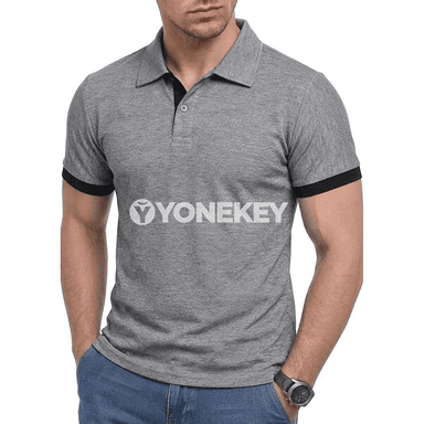 Erkekler üçin tomusky ýeňil, dem alýan polo futbolka
