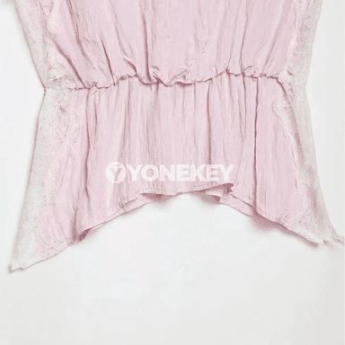 Zenanlar üçin dantelli ýeňil camisole top, tomusky täze görnüş