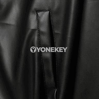 Zenanlar üçin gara ýeňil jaket, uzyn ýeňli, şäher stili