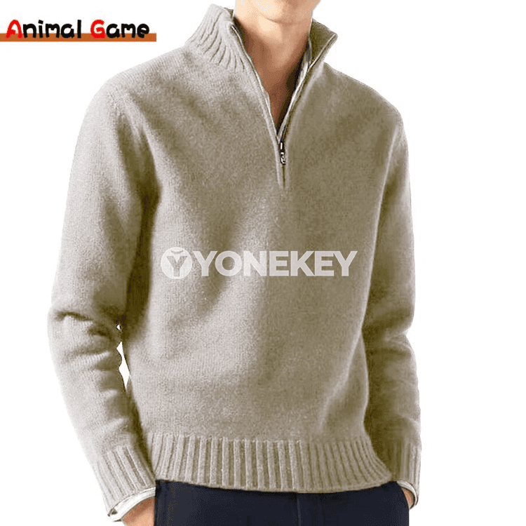 Erkekler üçin ýyly turtlenek switer – güýz-gyş üçin