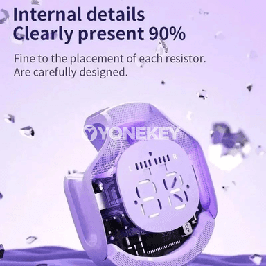 Bluetooth TWS simsiz gulaklyja: sanly displeý, sensor dolandyryş