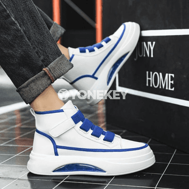 Erkekler üçin ýokary boýunly moda krossowka-bootlar, platformaly, suw geçirmeýän