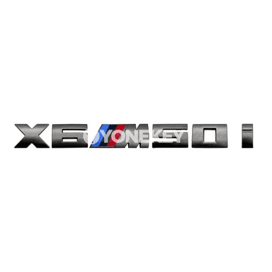 BMW üçin M logo bagaj nyşany, 7.3 sm 3D metal sticker