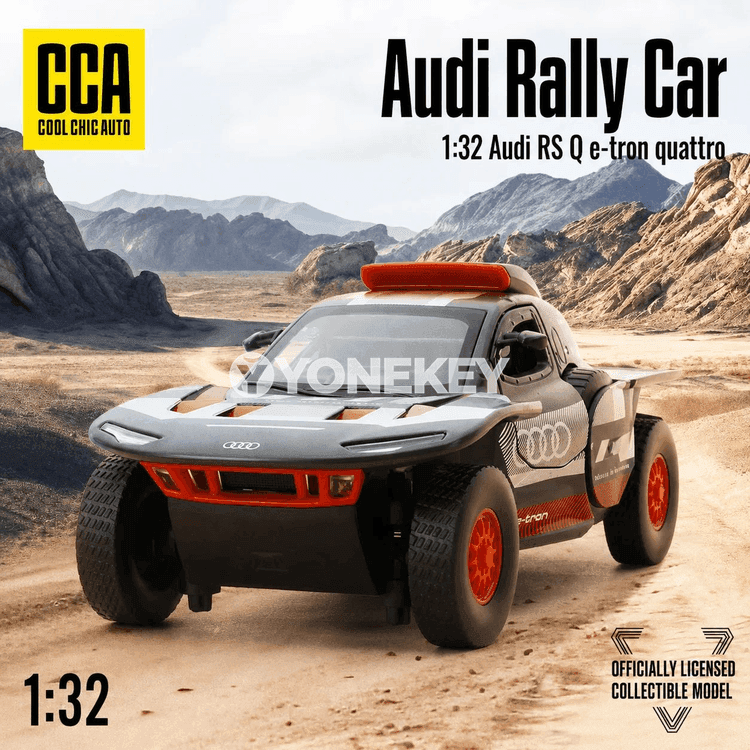 1:32 Audi RS Q e-tron metal mini awtoulag modeli