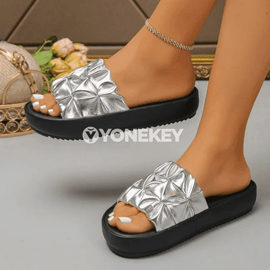 Aýallar üçin ýazky tekiz tabanly, antislip döwrebap şypbyk