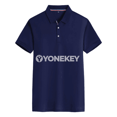 Erkekler üçin ýazky polo futbolka, gysga ýeňli, uly ölçegler