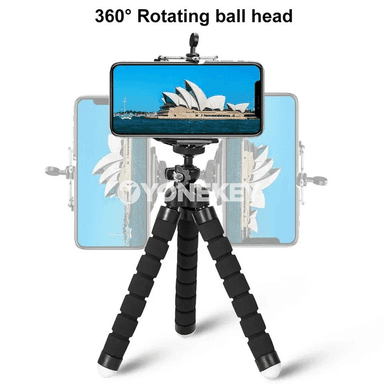 Telefon üçin mini tripod, çeýe aýakly, ýeňil we amatly saklaýjy
