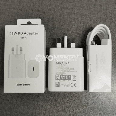Samsung 45W UK çalt zarýad beriji, Galaxy S/Note/Z üçin