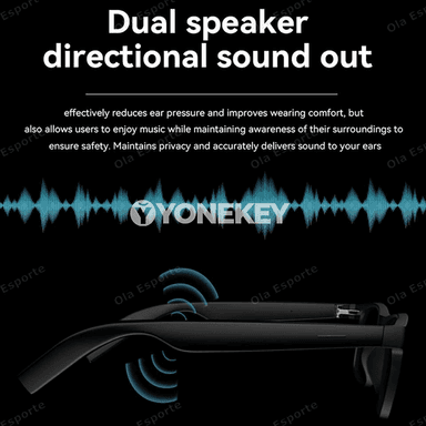 Bluetooth akylly äýnekler — sport we açyk howa üçin aýdym-sazly, jaňly