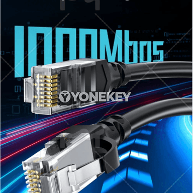 Cat6a gigabit Ethernet kabeli, 8 damarly, 26AWG, RJ45