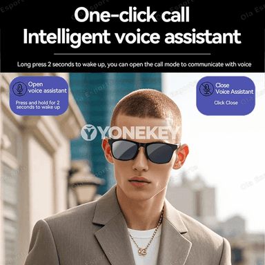 Bluetooth akylly äýnekler — sport we açyk howa üçin aýdym-sazly, jaňly