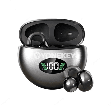 Bluetooth simsiz nauşnik Q71, LED görkeziji, mikrofonly