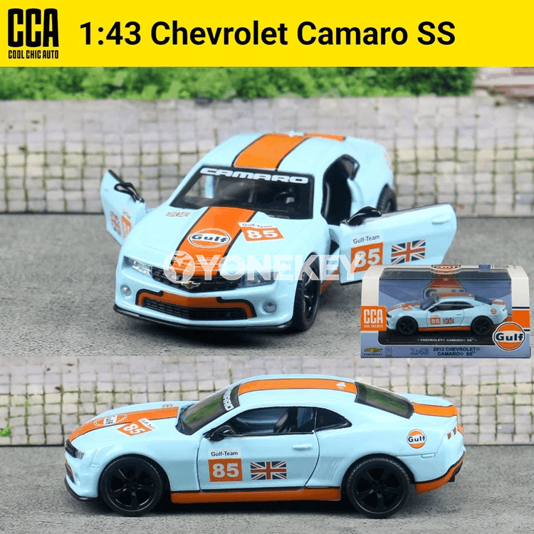 1:43 Chevrolet Camaro SS metal model awtoulagy, kolleksiýa sowgady