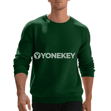 Erkekler üçin rahat giň boýunly svitşot, gündelik pullover
