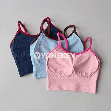 Zenanlar üçin dem alýan sport bra, yoga we fitnes üçin