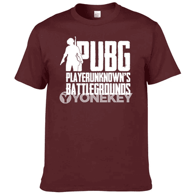 Erkekler üçin ýazlyk PUBG çaply pagta futbolka