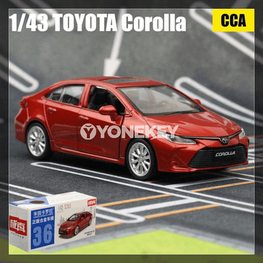 Toyota Corolla Hybrid 1:43 metal model awtoulag oýnawy