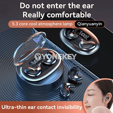 TWS simsiz Bluetooth gulak içi naushnikler, LED ekranly, mikrofonly
