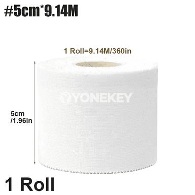 Sport üçin gorag lenta rulony, gara, 1 roll
