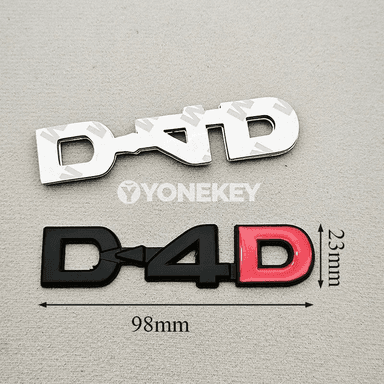 Toyota üçin 3D metal logo awtoulag stikeri