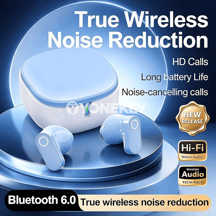 Bluetooth simsiz gulaklyklar, HiFi, pes gijikme, mikrofonly