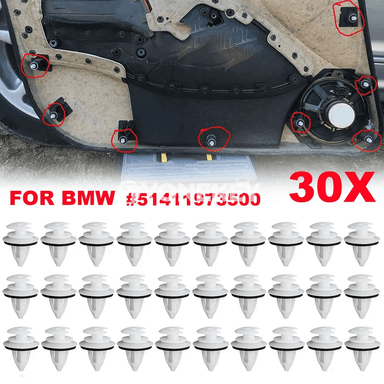 BMW üçin içki plastmassa klipsler we panel berkidijiler