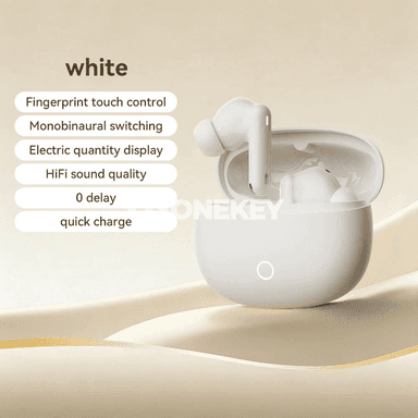 True Wireless Bluetooth gulaklyk, ses azaldyşly, mikrofonly