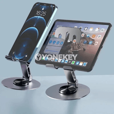 Metaldan 360° öwrülýän durnukly telefon stendi