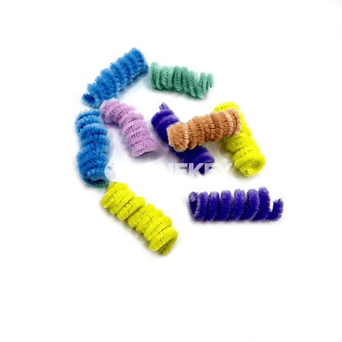 Pişik üçin reňkli spiral oýun toplumy, 10 sany