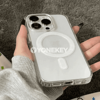 MagSafe üçin simsiz zarýadly açyk akril örtük iPhone üçin