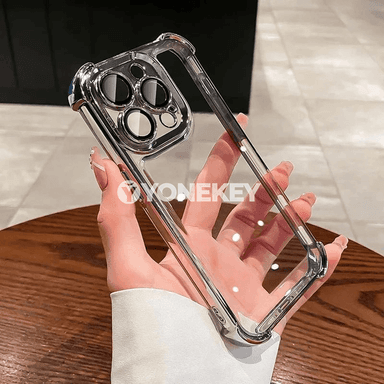 iPhone üçin metallaw çarçuwaly düşnükli zarba garşy gap