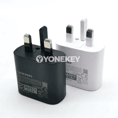 Samsung 25W UK çalt zarýad beriji, Type-C kabel bilen