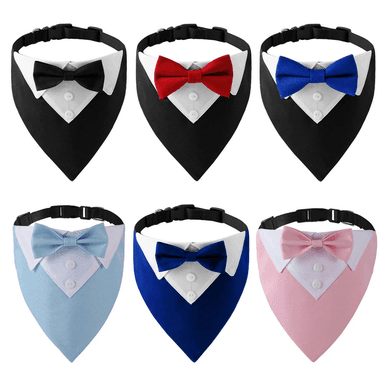 It üçin toý we doglan gün üçin tuxedo görnüşli boýunbagly bezeg toplumy