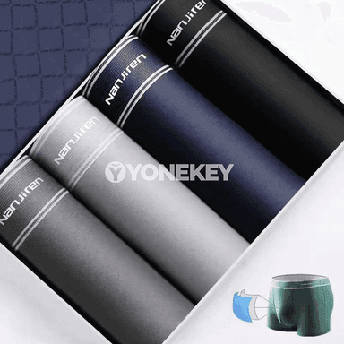 Erkekler üçin 4 sany pagta boksir içki eşik, amatly uly ölçegler