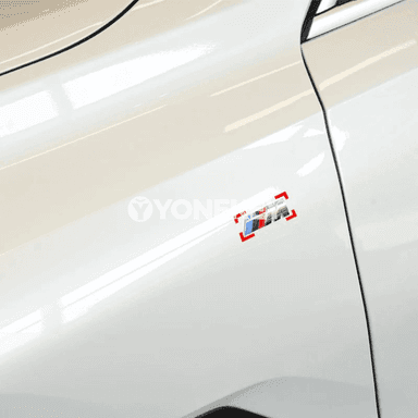 BMW M seriýasy üçin 3D ABS arka emblema — dürli ölçegler
