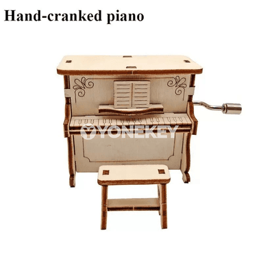 Çagalar üçin DIY fonograf we saz gutusy model toplumy