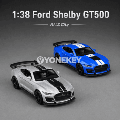 1:38 Ford Mustang Shelby GT500 model maşyny, kolleksiýa üçin