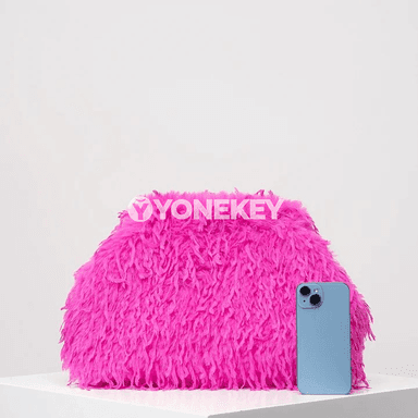 Aýal-gyzlar üçin dopamin stilli klips sumka, uly göwrümli elegant clutch