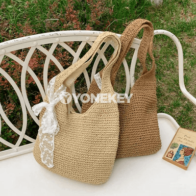 Zenanlar üçin örülen egn sumkasy, ýeňil boho tote